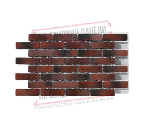 Термопанель White Hills Сити Брик Т376-40, толщина панели 60 мм