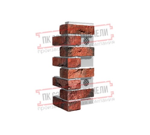 Угловой элемент для термопанели White Hills Лондон Брик Т300-75, толщина 60 мм