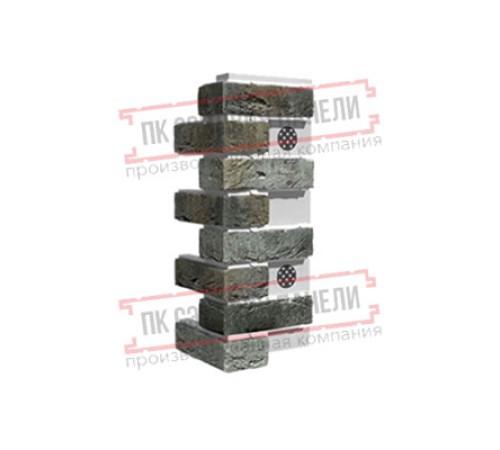 Угловой элемент для термопанели White Hills Лондон Брик Т300-85, толщина 60 мм