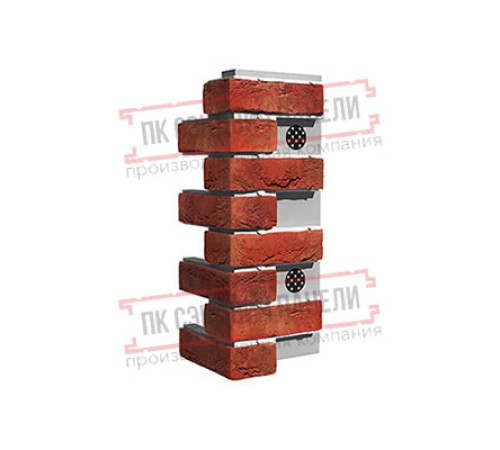 Угловой элемент для термопанели White Hills Лондон Брик Т301-75, толщина 60 мм