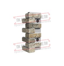 Угловой элемент для термопанели White Hills Лондон Брик Т304-15 Design, толщина панели 60 мм