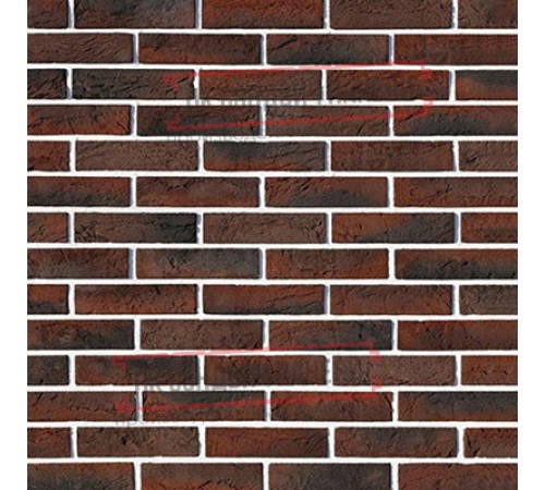 Угловой элемент линия "Светлые холмы" Дерри Брик 386-45 с расшивкой 1 см.