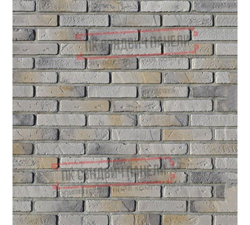 Рядовая плитка линия "Светлые холмы" Йорк Брик 335-80 c расшивкой 1 см