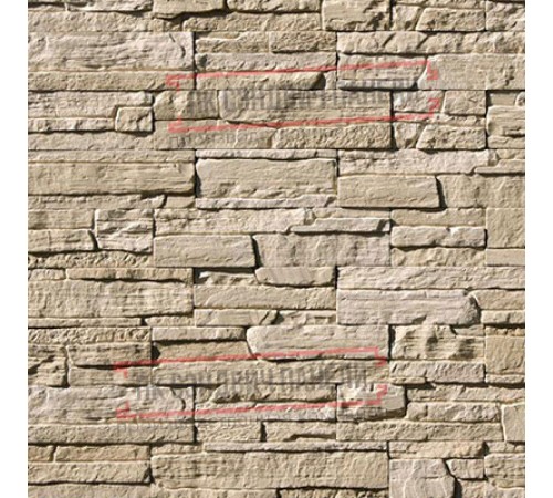 Рядовая плитка линия "Светлые холмы" Каскад Рейндж 232-10 без шва