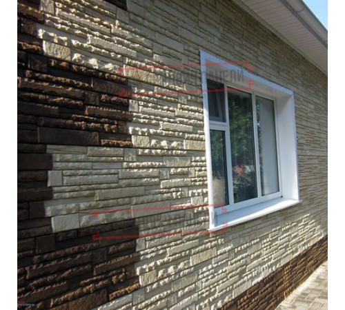 Угловой элемент линия "Светлые холмы" Йорк Брик 335-15 c расшивкой 1 см