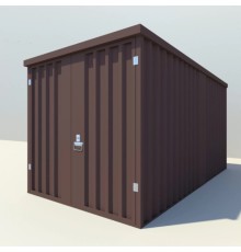 Контейнер «ММ» 4,14х2,1 м, толщина стали: 0,45, RAL 8017