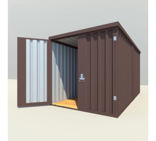 Контейнер «ММ» 4,14х2,1 м, толщина стали: 0,45, RAL 8017