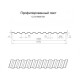Продольно гнутый профнастил для укрытий конвейеров С21ПГ-1051, 0,9, в полимерном покрытии