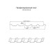 Продольно гнутый профнастил для укрытий конвейеров МП35ПГ-1076, 0,7, оцинкованный
