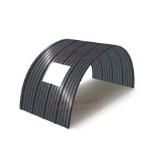 Продольно гнутый профнастил для укрытий конвейеров НС18ПГ-1170, 0,9, в полимерном покрытии