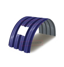 Продольно гнутый профнастил для укрытий конвейеров Н75ПГ-800, 0,6, в полимерном покрытии