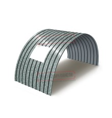 Продольно гнутый профнастил для укрытий конвейеров С21ПГ-1051, 0,7, оцинкованный