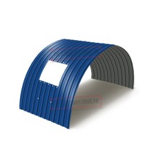 Продольно гнутый профнастил для укрытий конвейеров С8ПГ-1200, 0,7, в полимерном покрытии