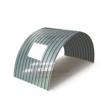 Продольно гнутый профнастил для укрытий конвейеров СС10ПГ-1160, 0,7, нержавеющий