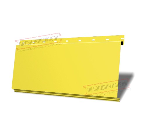 Линеарная панель-открытый гладкий-24хС/20, RAL 1018 Желтый