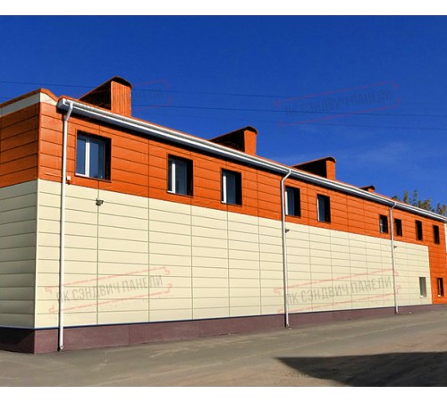 Линеарная панель-торцами гладкий-24хС/20, RAL 2004 Оранжевый