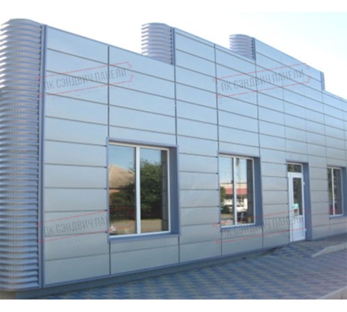 Линеарная панель-открытый гладкий-24хС/20, RAL 7047 Нежно-серый