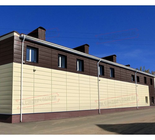 Линеарная панель-открытый гладкий-24хС/20, RAL 8017 Коричневый шоколад