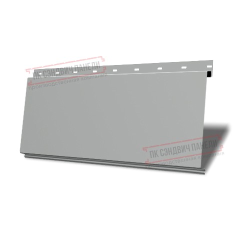 Линеарная панель-открытый гладкий-24хС/20, RAL 9006 Серый металлик