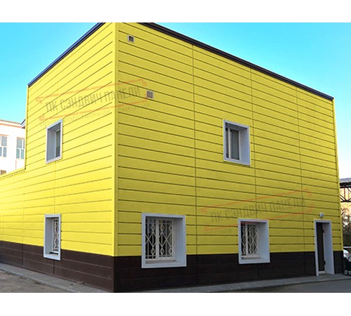 Линеарная панель-открытый волна-24хС/20 профилированная RAL 1018 Желтый