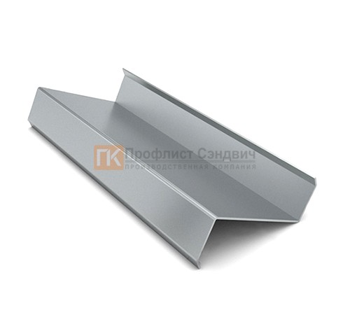 Z-образный профиль 150x50x3000-2,5 мм, оцинкованный