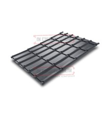 Металлочерепица Экоррей RAL7024 Полиэстер-0.5