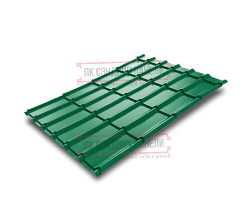 Металлочерепица Экоррей RAL6029 Полиэстер-0.35