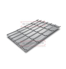 Металлочерепица Экоррей RAL7004 Полиэстер-0.4