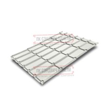 Металлочерепица Экоррей RAL9003 Полиэстер-0.3