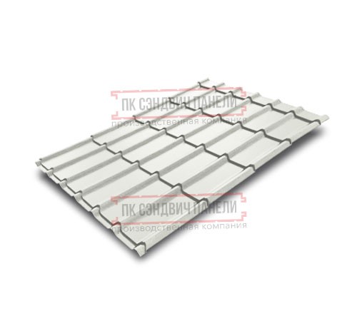 Металлочерепица Экоррей RAL9003 Полиэстер-0.3