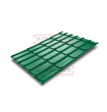 Металлочерепица Экоррей RAL6029 Полиэстер-0.5