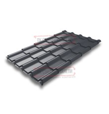 Металлочерепица Камея RAL7024 Quarzit Pro Matt-0.5