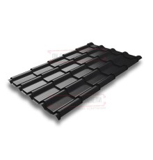 Металлочерепица Камея RAL9005 Drap-0.45