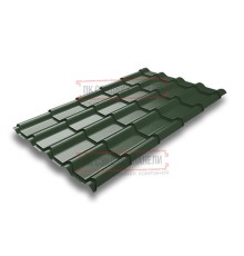 Металлочерепица Камея RAL6020 Velur-0.5