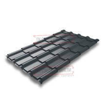 Металлочерепица Камея RAL7016 Quarzit Pro Matt-0.5