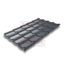 Металлочерепица Камея RR23 GreenCoat Pural-0.5