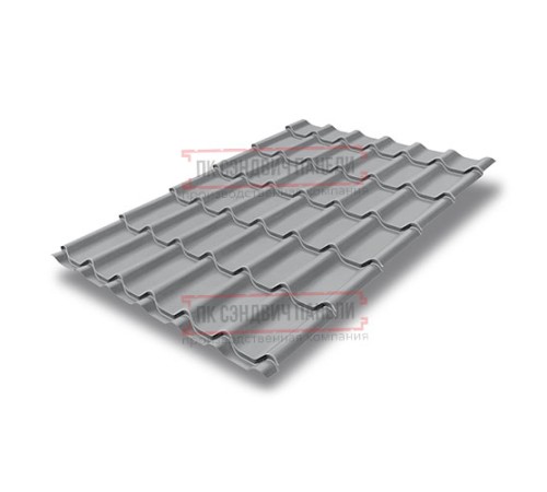 Металлочерепица Классик RAL7004 Полиэстер-0,45