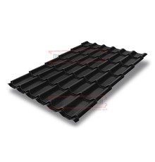 Металлочерепица Классик RAL9005 Velur-0,5