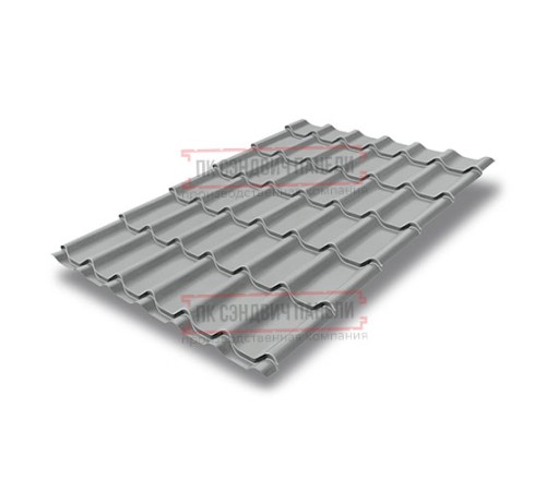 Металлочерепица Классик RAL9006 Satin-0,5