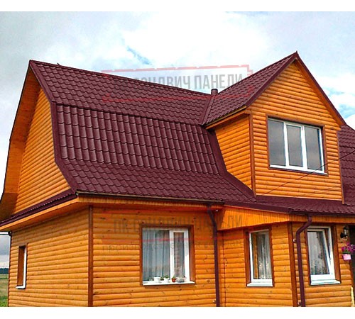 Металлочерепица классик плюс RAL3005 Quarzit-0.5