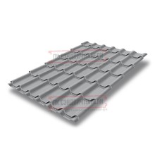 Металлочерепица классик плюс RAL7004 Полиэстер-0.45