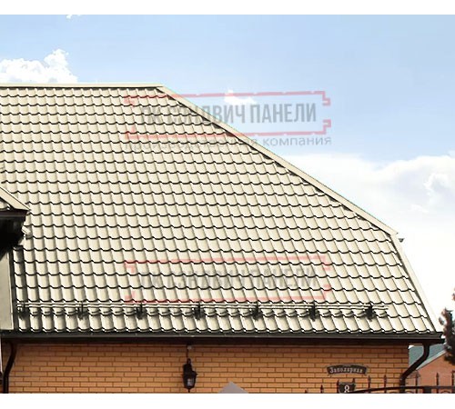 Металлочерепица Классик RAL1015 Satin-0,5