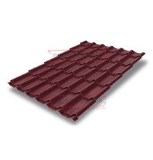 Металлочерепица классик плюс RAL3005 Drap-0.45