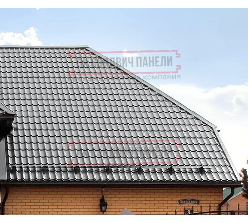 Металлочерепица Классик RAL7004 Drap-0,45