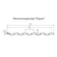 Металлочерепица Кредо RAL8004 Полиэстер-0,45