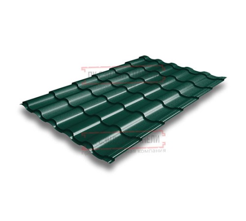 Металлочерепица Кредо RAL6005 Quarzit-0,5