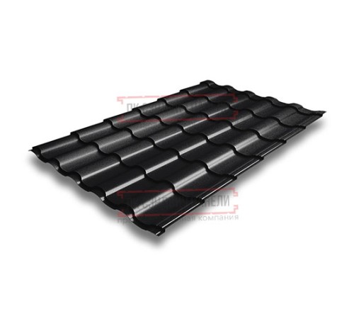 Металлочерепица Кредо RAL9005 Velur-0,5