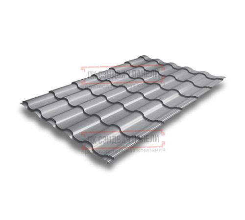 Металлочерепица Кредо RAL7004 Полиэстер-0,45