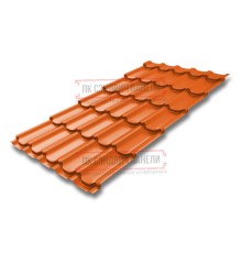 Металлочерепица Квинта плюс RAL2004 Полиэстер-0.45