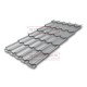 Металлочерепица Квинта плюс RAL7004 Satin-0.5